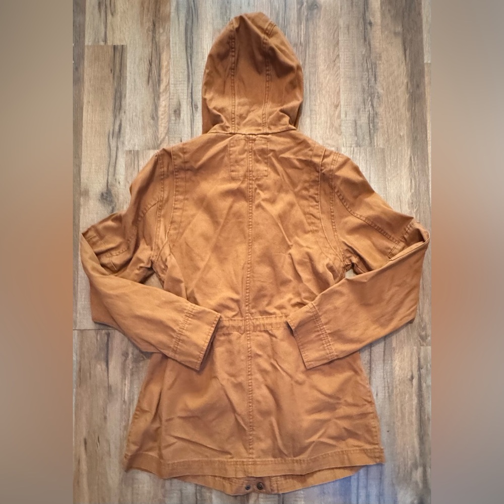 NWOT Universal threads Women's orange Hooded Jacket - Picture 3 of 3
